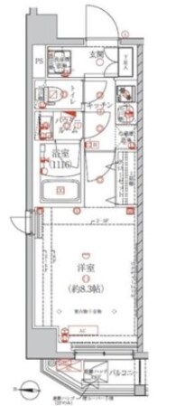 メビウス本所吾妻橋の物件間取画像